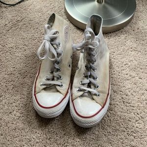 White high top Converse